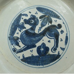 Plato de Muel cerámica aragonesa del siglo XVII