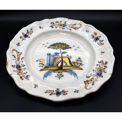 Plato del Chaparro Talavera siglo XVIII