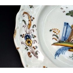 Plato del Chaparro Talavera siglo XVIII