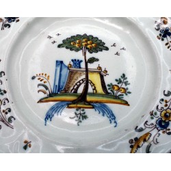 Plato del Chaparro Talavera siglo XVIII