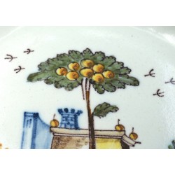 Plato del Chaparro Talavera siglo XVIII