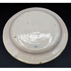 Plato antiguo cerámica de Onda siglo XIX