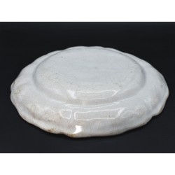 Plato antiguo de cerámica Talavera alcoreña siglo XVIII