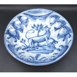 Antiguo Plato ceramica Talavera Montería siglo XVIII