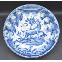 Antiguo Plato ceramica Talavera Montería siglo XVIII