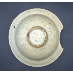 Bacía de cerámica de Almazan mistos en azul