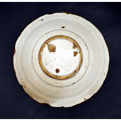 Plato cerámica catalana con arquitectura