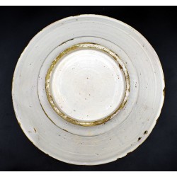 Plato ceramica catalana de Faixes con golondrinas