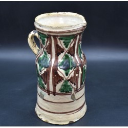 Jarra cerámica antigua de Almazán siglo XVII