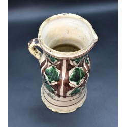 Jarra cerámica antigua de Almazán siglo XVII