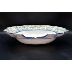 Bacía con escotadura cerámica de Ribesalbes siglo XVIII