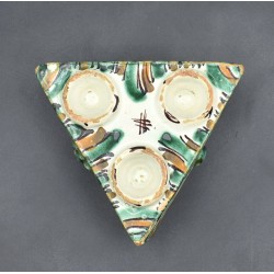 Especiero de tres pocillos de Almazán siglo XVII