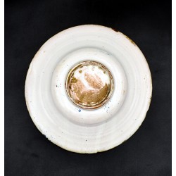Plato de Teruel con inscripción del siglo XVII