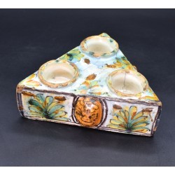 Cerámica de Talavera especiero polícromo