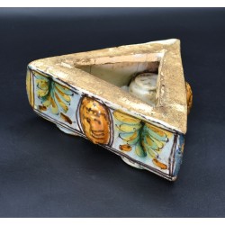 Cerámica de Talavera especiero polícromo