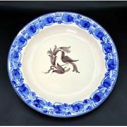 Plato marcado A.S de Francisco Arenes Manises 1870
