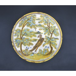 Salvilla polícroma cerámica antigua de Talavera