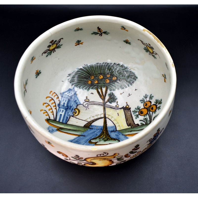 Gran cuenco del Chaparro Talavera siglo XVIII