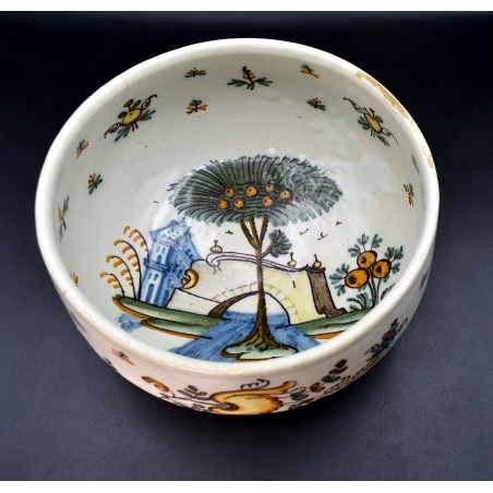 Gran cuenco del Chaparro Talavera siglo XVIII
