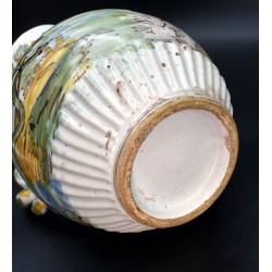 Jarra de Talavera alcoreña siglo XVIII con escarabajo