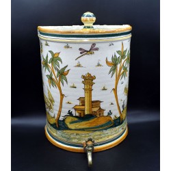 Aguamanil cerámica de Talavera siglo XVIII