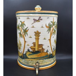 Aguamanil cerámica de Talavera siglo XVIII