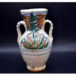 Jarra frailera de cerámica de Almazán siglo XVII