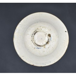 Plato de cerámica de Almazán siglo XVII