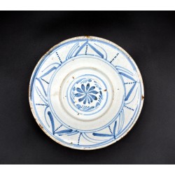 Plato cerámica Teruel símbolo solar