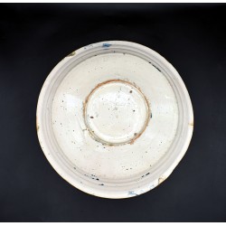 Plato antiguo cerámica de Toledo siglo XVIII