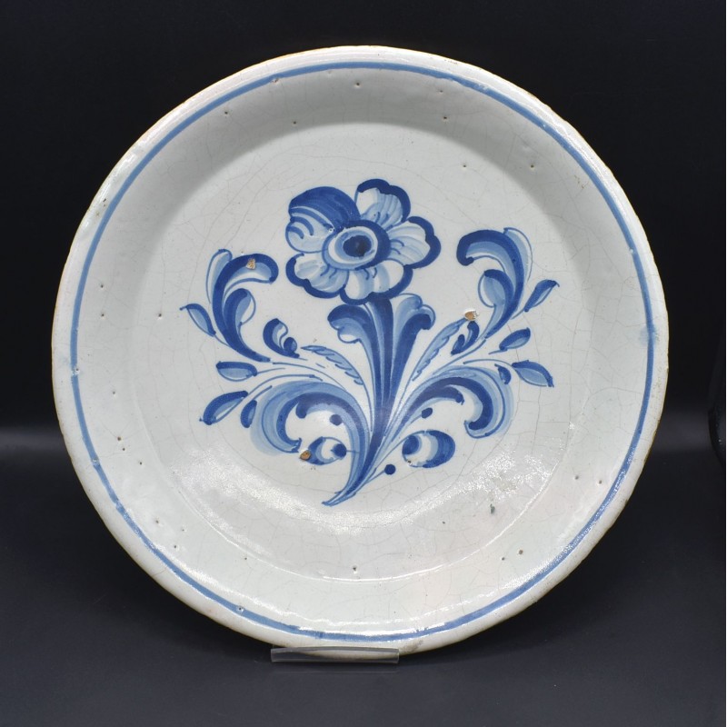 Flor Adormidera de Talavera siglo XVIII