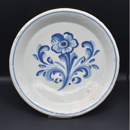 Flor Adormidera de Talavera siglo XVIII