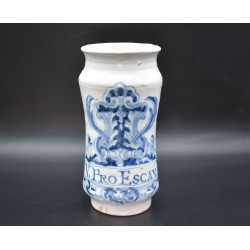 Albarelo Farmacia de Talavera azul