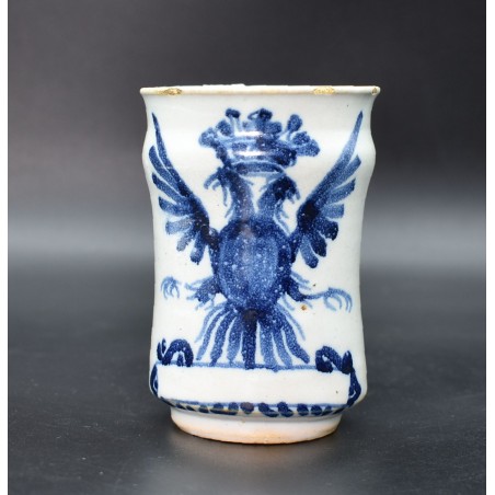 Pildorero antiguo cerámica de Talavera
