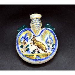Botella frasco antigua cerámica de Triana
