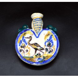 Botella frasco antigua cerámica de Triana