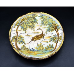 Salvilla cerámica de Talavera garza siglo XVIII