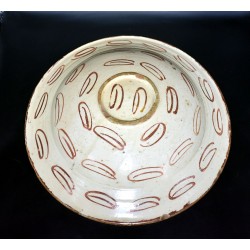copy of Plato de Manises Pardalot con flores rayadas siglo XVII