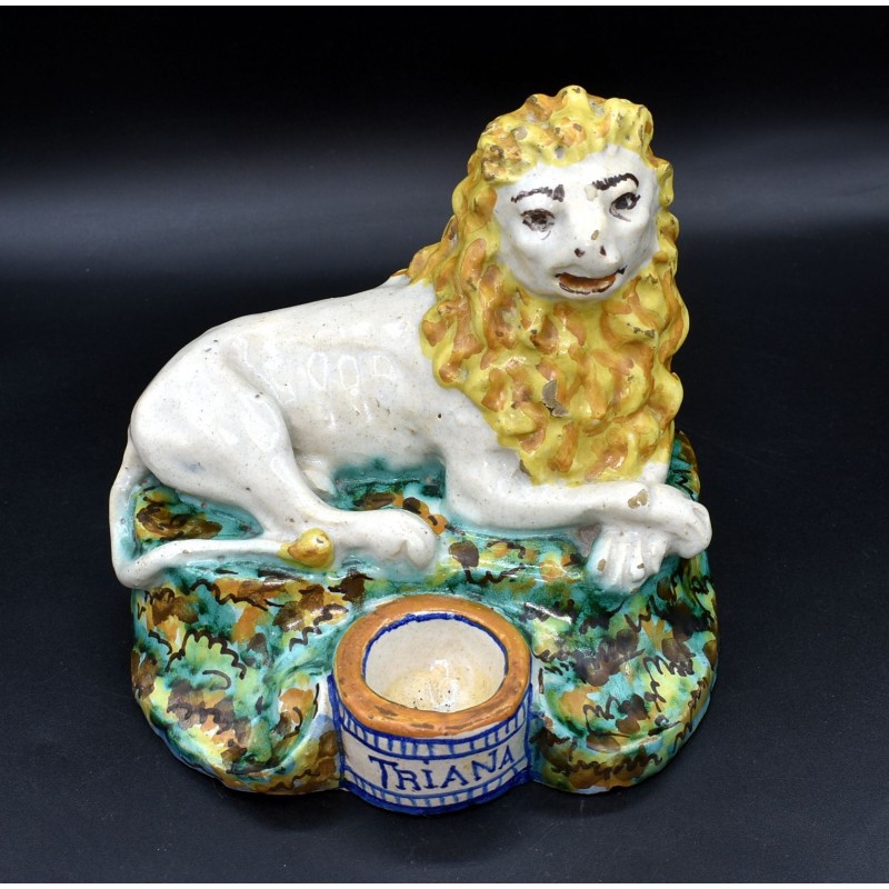 León Figura decorativa de Triana antigua