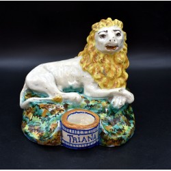 León Figura decorativa de Triana antigua