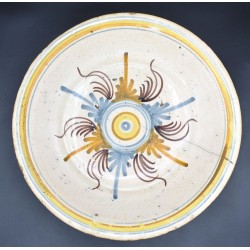 Plato Tricolor Sol siglo XVII