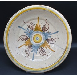 Plato Tricolor Sol siglo XVII