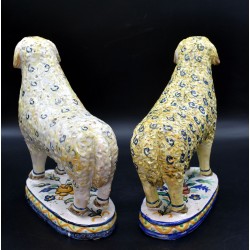 Pareja de figuras decorativas Triana s. XIX