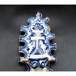 Benditera Cruz de Caravaca y Grial siglo XVIII