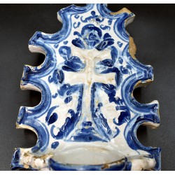 Benditera Cruz de Caravaca y Grial siglo XVIII